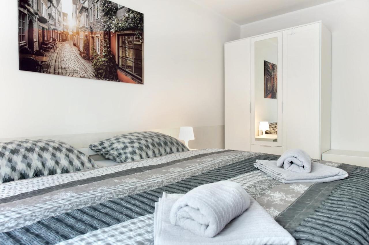 Modern Wohnen I Smart Tv I Terrasse I 2X Parkplatz I 2 Schlafzimmer I 6 Schlafplaetze Bad Oeynhausen Luaran gambar